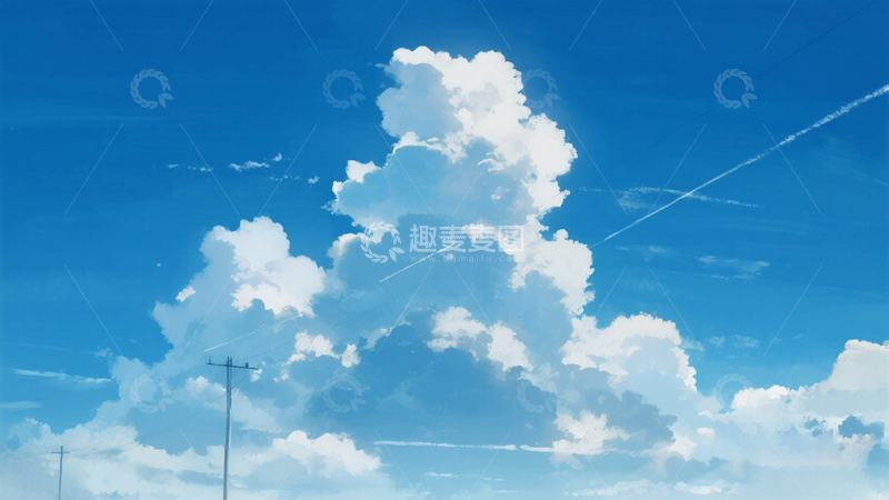 高清大图下载【趣麦麦图】宫崎骏天空拍摄