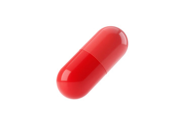 免抠红色胶囊 
