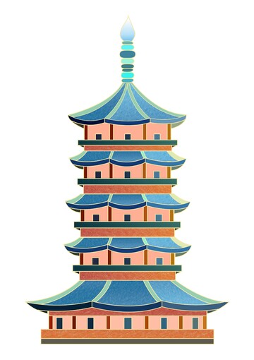 浙江杭州雷峰塔,雷峰塔地标