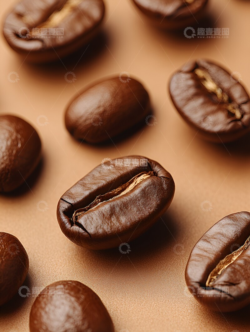 高清大图下载【趣麦麦图】咖啡豆展示摄影
