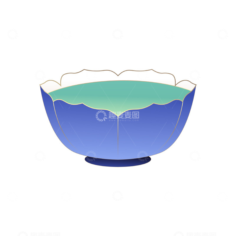 源文件下载【趣麦麦图】彩绘卡通瓷碗汤碗器皿餐具