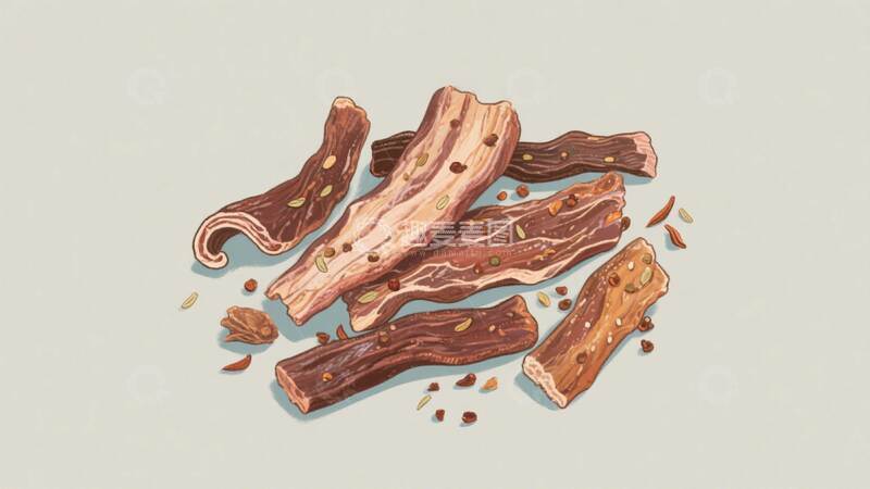 高清大图下载【趣麦麦图】牛肉干   高原  嚼劲