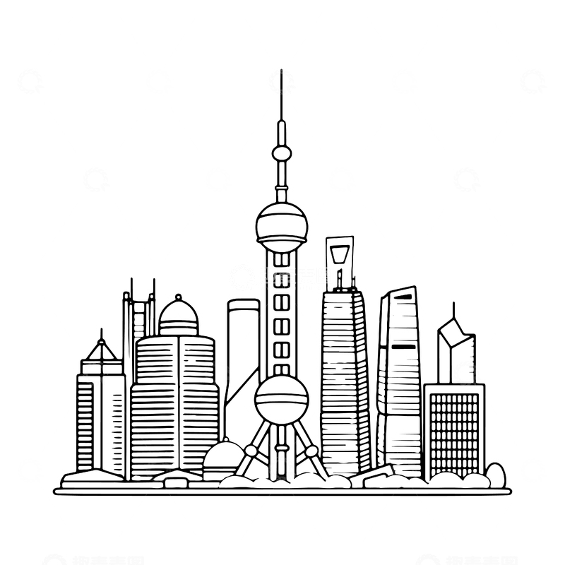 上海城市建筑地标