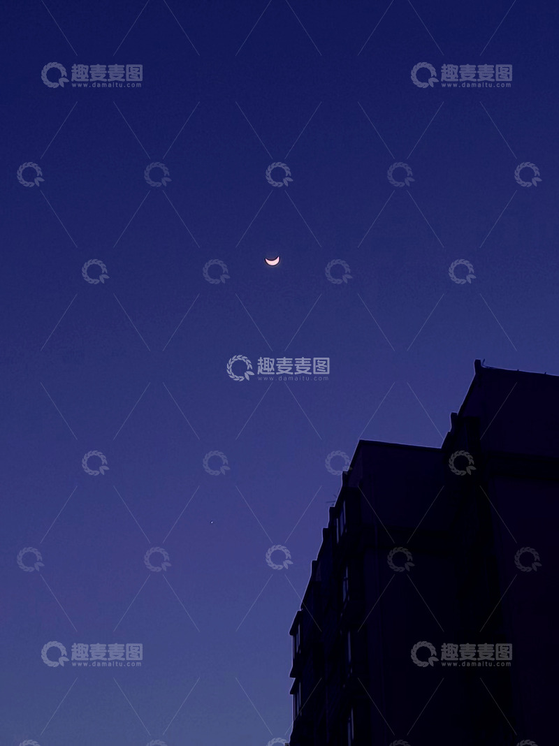 高清大图下载【趣麦麦图】手机摄影-月牙0