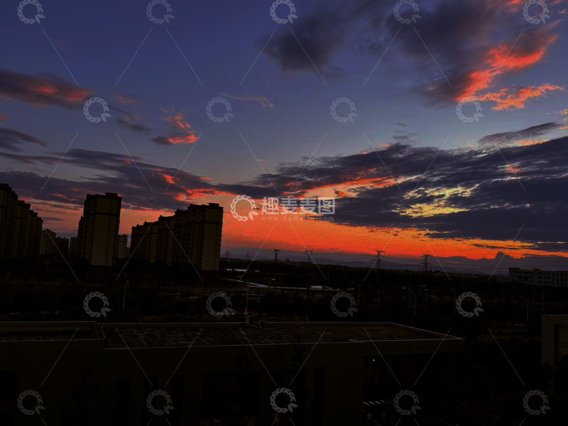 高清大图下载【趣麦麦图】手机摄影-晚霞0