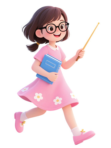 教师人物插画主题88
