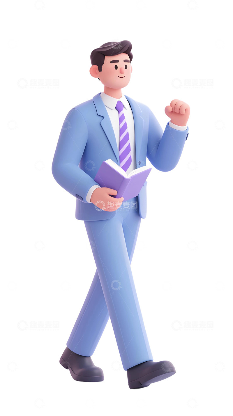 高清大图下载【趣麦麦图】教师人物插画主题40