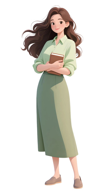 教师人物插画主题70