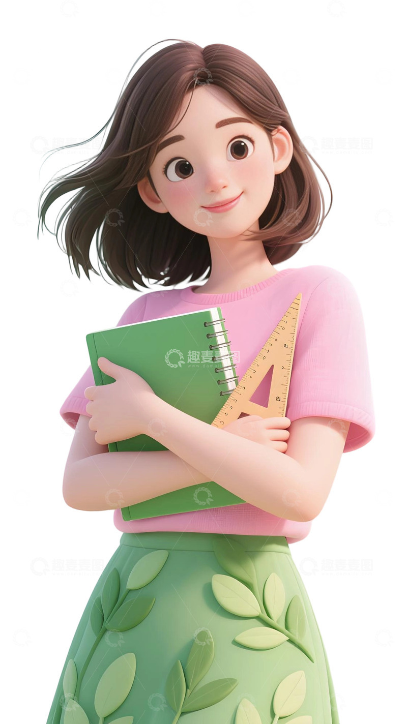 高清大图下载【趣麦麦图】教师人物插画主题74