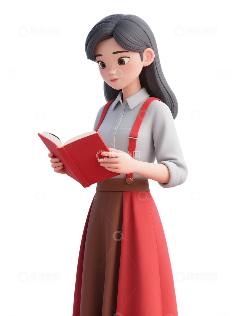 高清大图下载【趣麦麦图】教师人物插画主题61