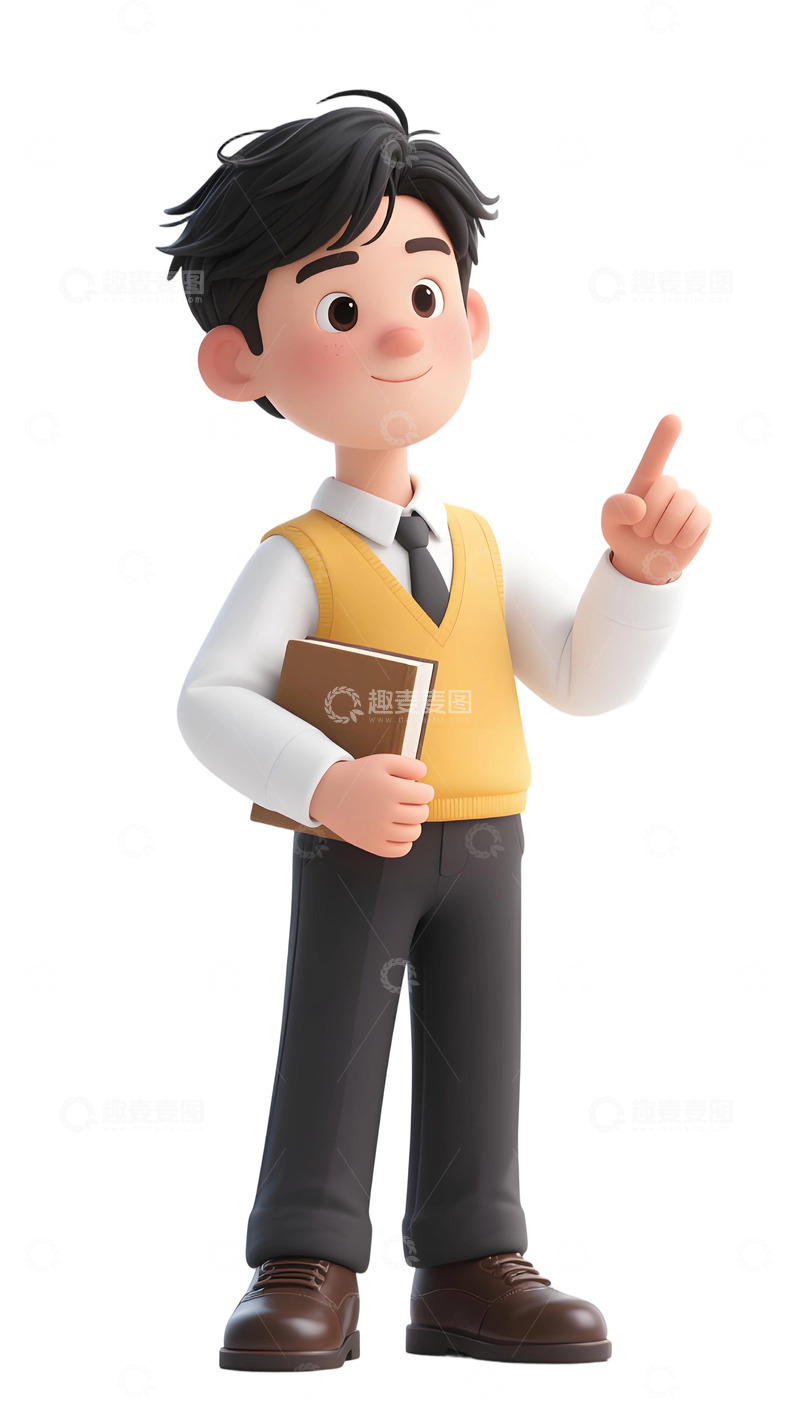 高清大图下载【趣麦麦图】教师人物插画主题93