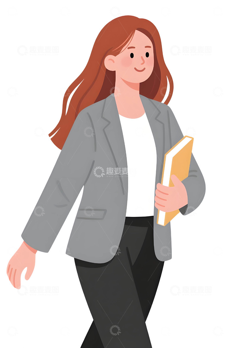 高清大图下载【趣麦麦图】教师人物插画主题118