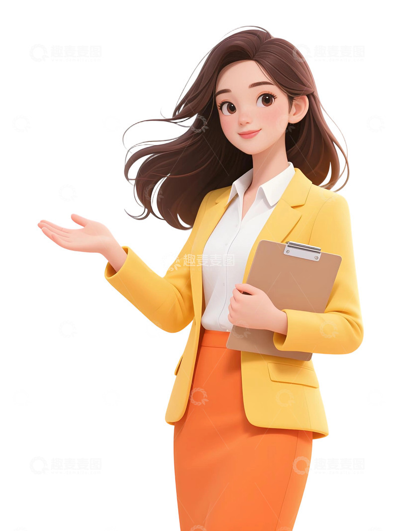 高清大图下载【趣麦麦图】教师人物插画主题423