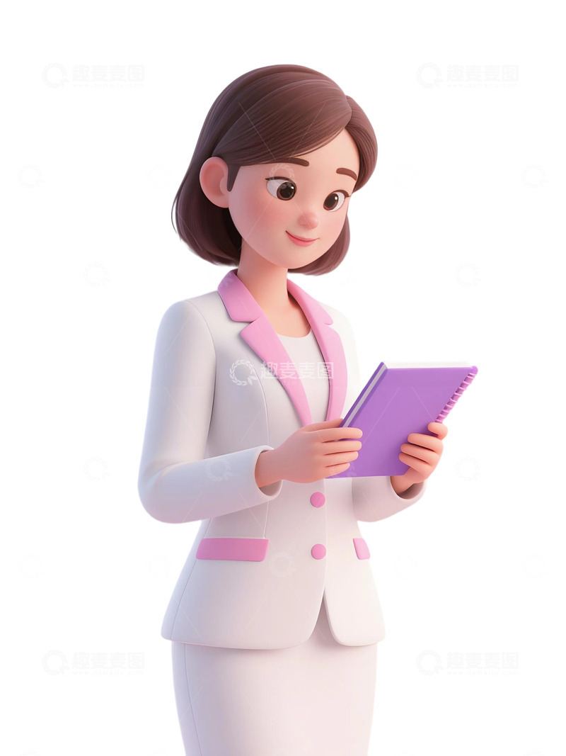 高清大图下载【趣麦麦图】教师人物插画主题321