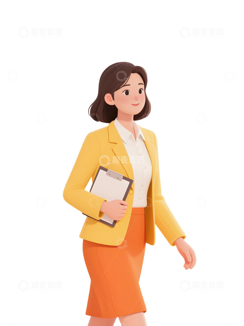 高清大图下载【趣麦麦图】教师人物插画主题421