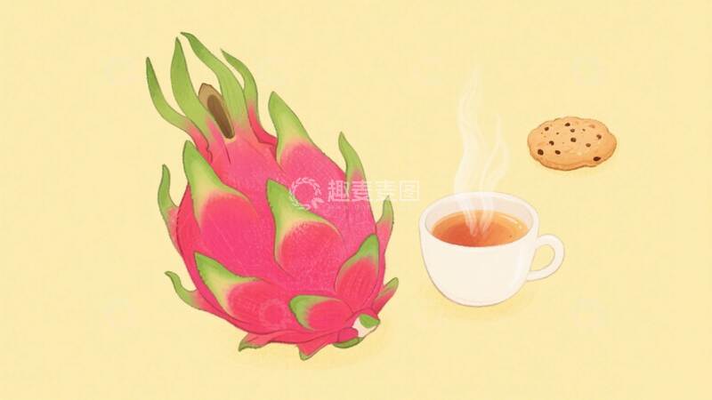 高清大图下载【趣麦麦图】火龙果  玫红  甘美