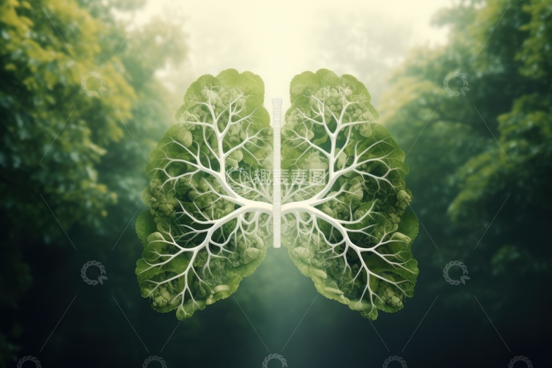 高清大图下载【趣麦麦图】植物组成的绿肺