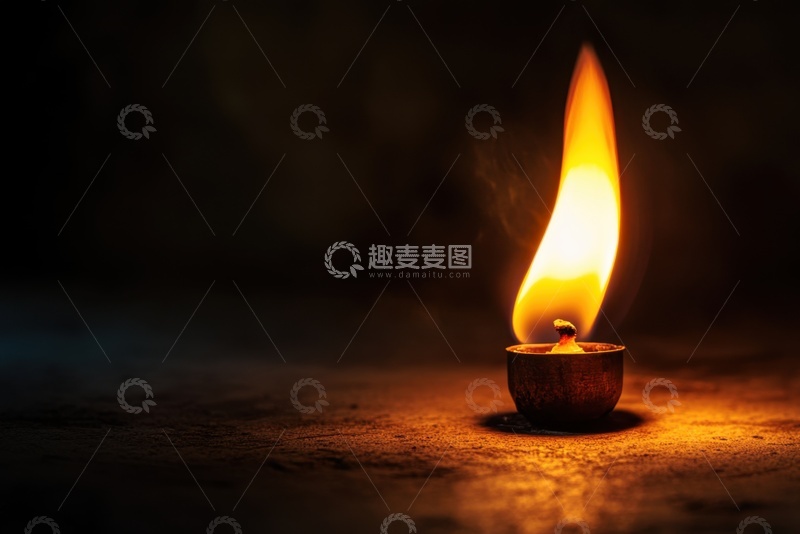 高清大图下载【趣麦麦图】黑暗中点燃的火焰