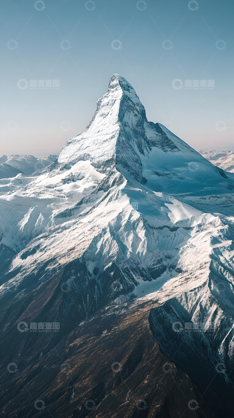 高清大图下载【趣麦麦图】冬季的崇山峻岭山川大岳