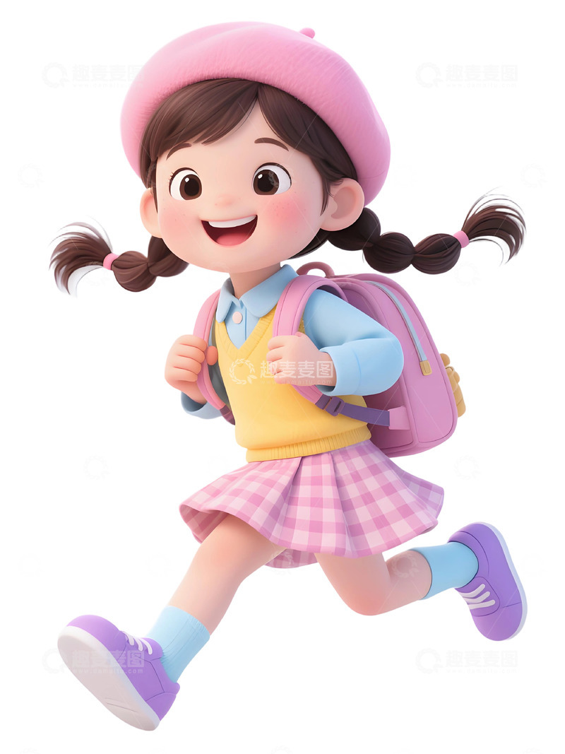 高清大图下载【趣麦麦图】学生人物插画素材151