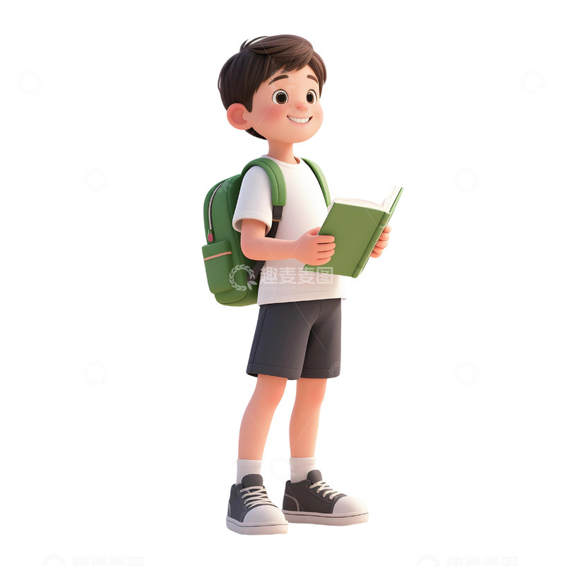 高清大图下载【趣麦麦图】学生人物插画素材160