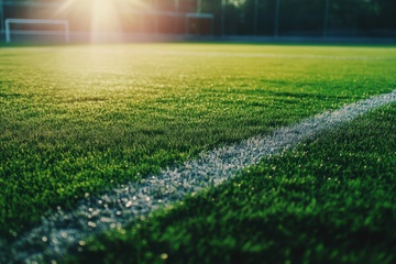 绿色的人造草坪摄影