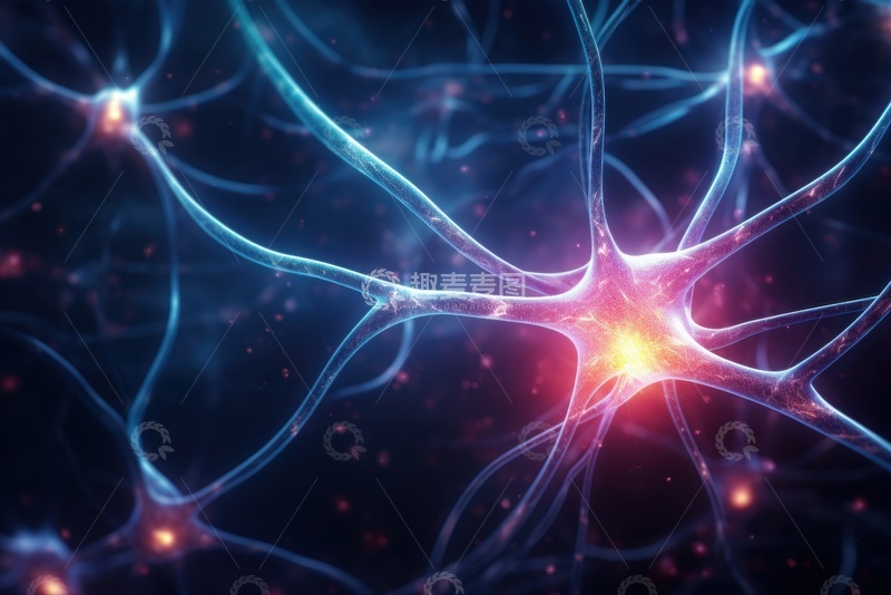 高清大图下载【趣麦麦图】神经元细胞特写1