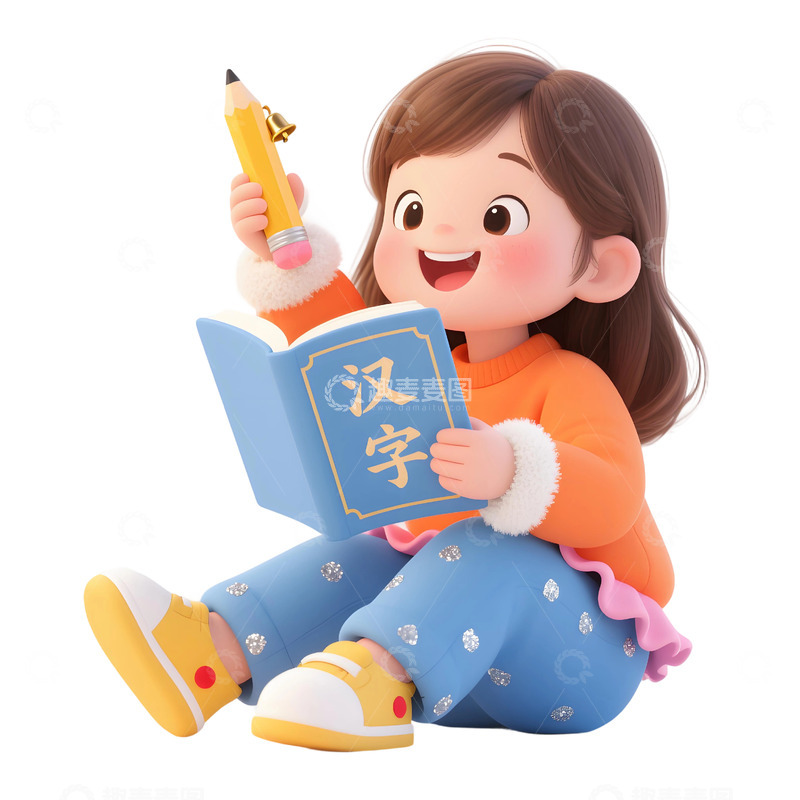 高清大图下载【趣麦麦图】学生人物插画素材181