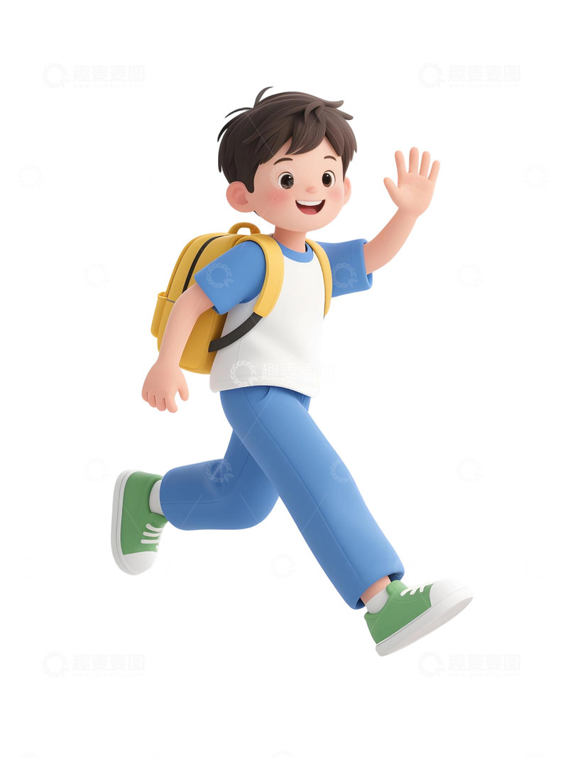 高清大图下载【趣麦麦图】学生人物插画素材295