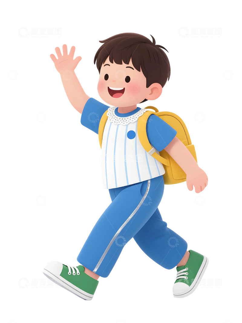 高清大图下载【趣麦麦图】学生人物插画素材291