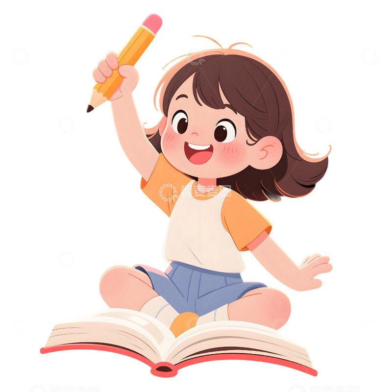 高清大图下载【趣麦麦图】学生人物插画素材182