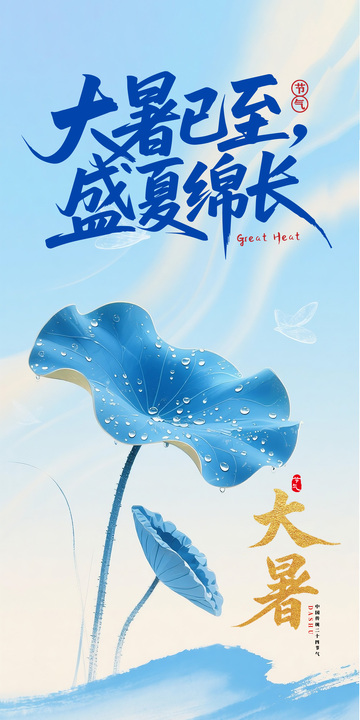 大暑节气海报宣传8