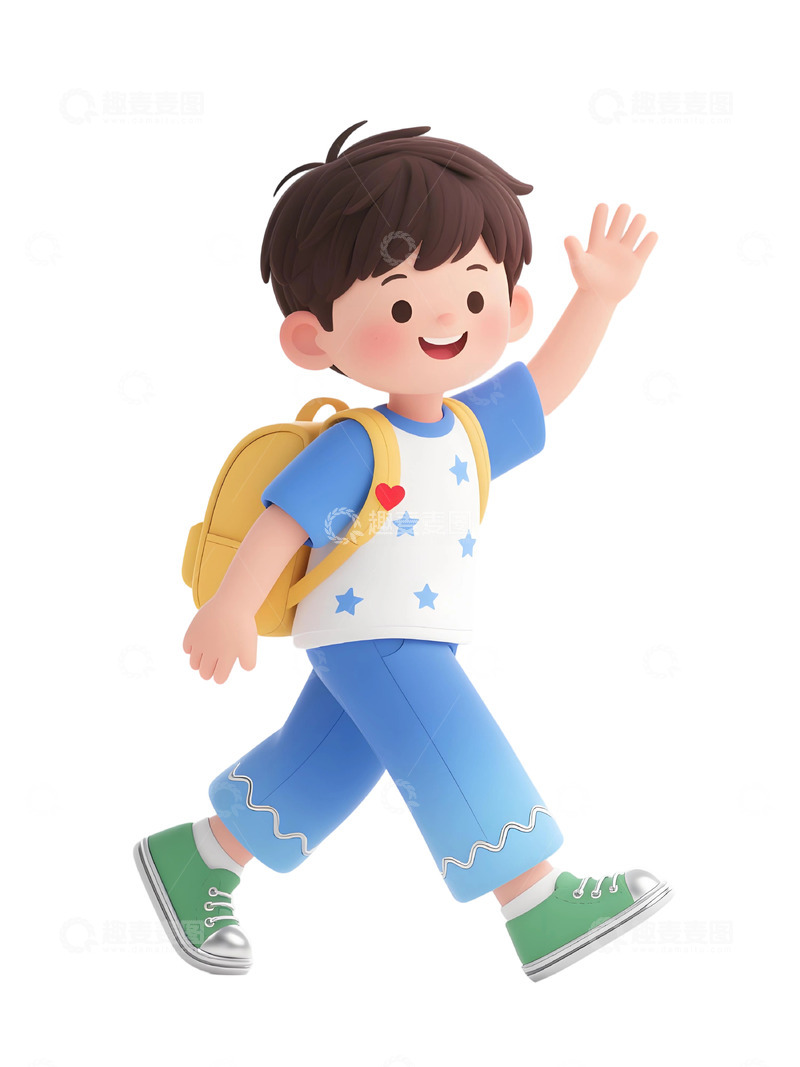 高清大图下载【趣麦麦图】学生人物插画素材292