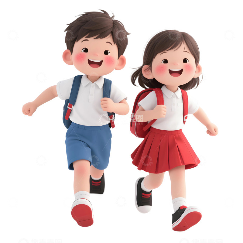 高清大图下载【趣麦麦图】学生人物插画素材193