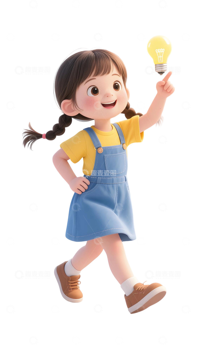 高清大图下载【趣麦麦图】学生人物插画素材516