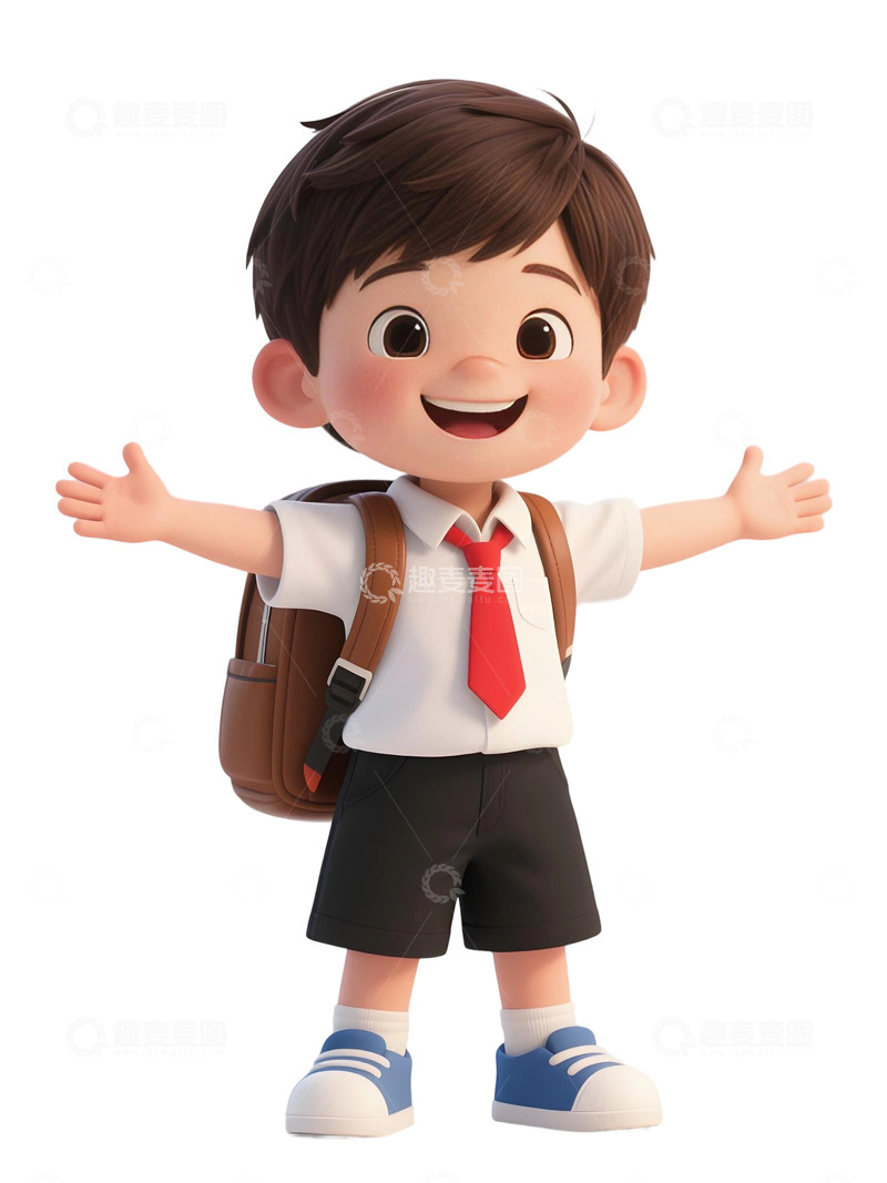 高清大图下载【趣麦麦图】学生人物插画素材544