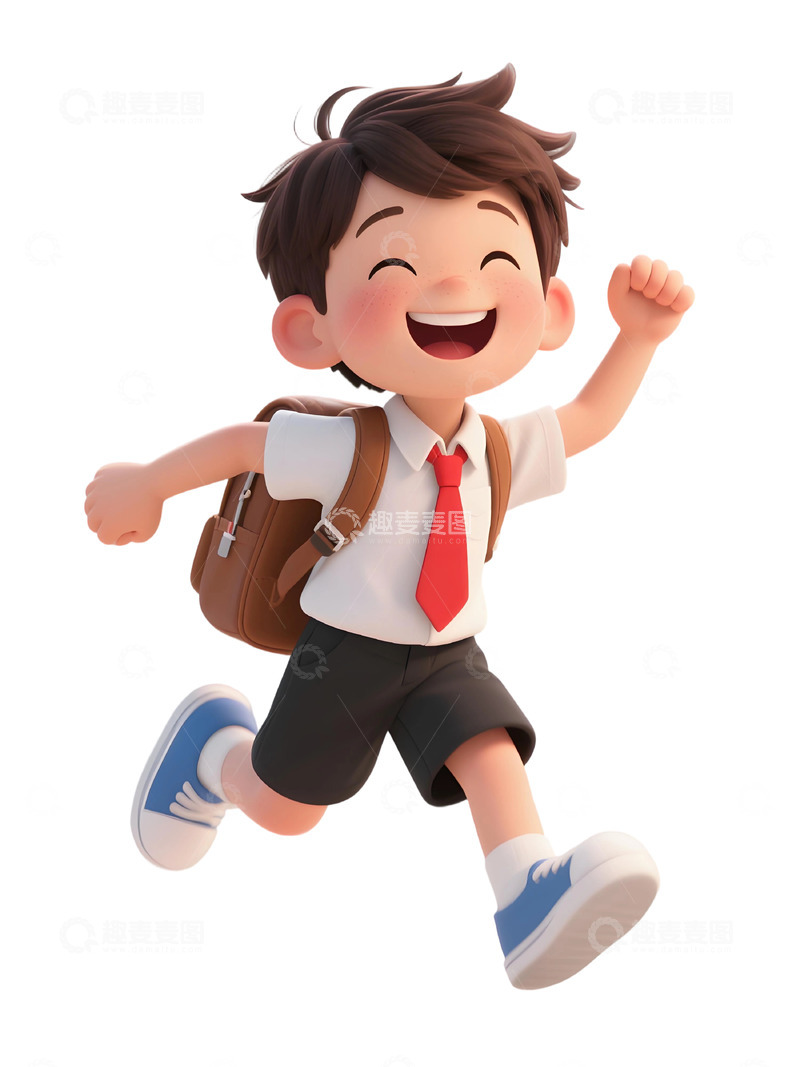 高清大图下载【趣麦麦图】学生人物插画素材445