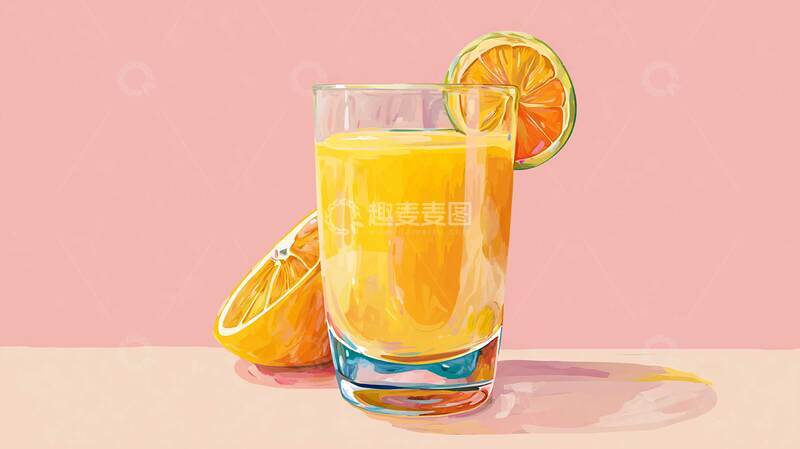 高清大图下载【趣麦麦图】橙汁   酸甜    酸甜可口   