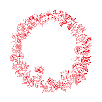 中国风圆形装饰1