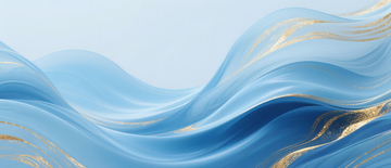 蓝色绸缎渐变背景1