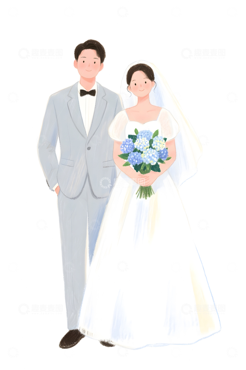 高清大图下载【趣麦麦图】新人卡通人物素材