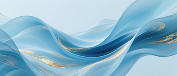 蓝色绸缎渐变背景