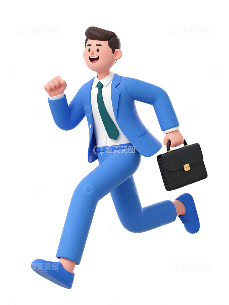 高清大图下载【趣麦麦图】上班人物插画素材11