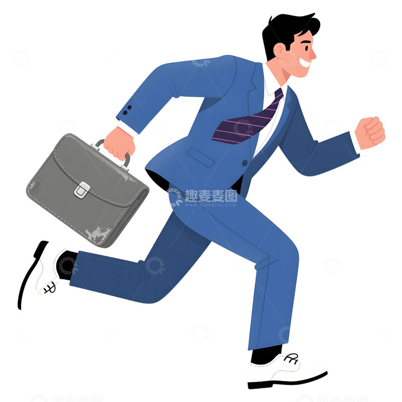 高清大图下载【趣麦麦图】上班人物插画素材63