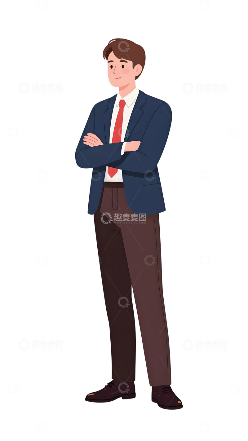 高清大图下载【趣麦麦图】上班人物插画素材22