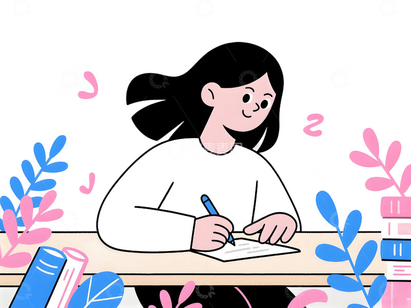 高清大图下载【趣麦麦图】上班人物插画素材69