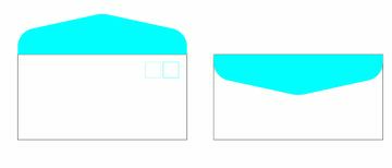 极简信封平面设计