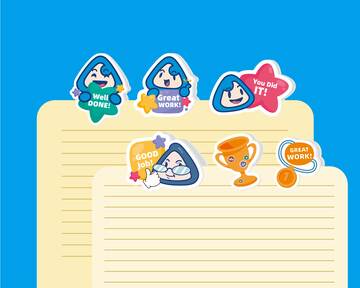 卡通插画透明夹PP夹