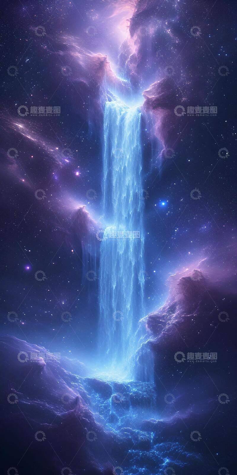 高清大图下载【趣麦麦图】九天星河入海