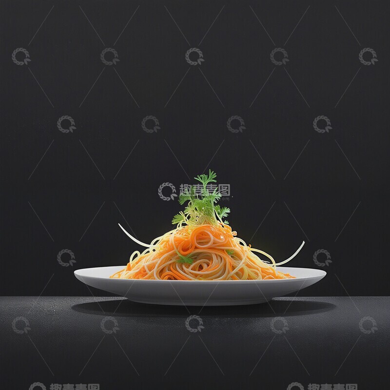 高清大图下载【趣麦麦图】四川凉拌三丝